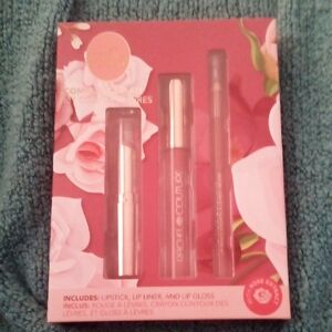 Rachel Couture NWT Couture Lip Trio - Bold Red and Soft Pink